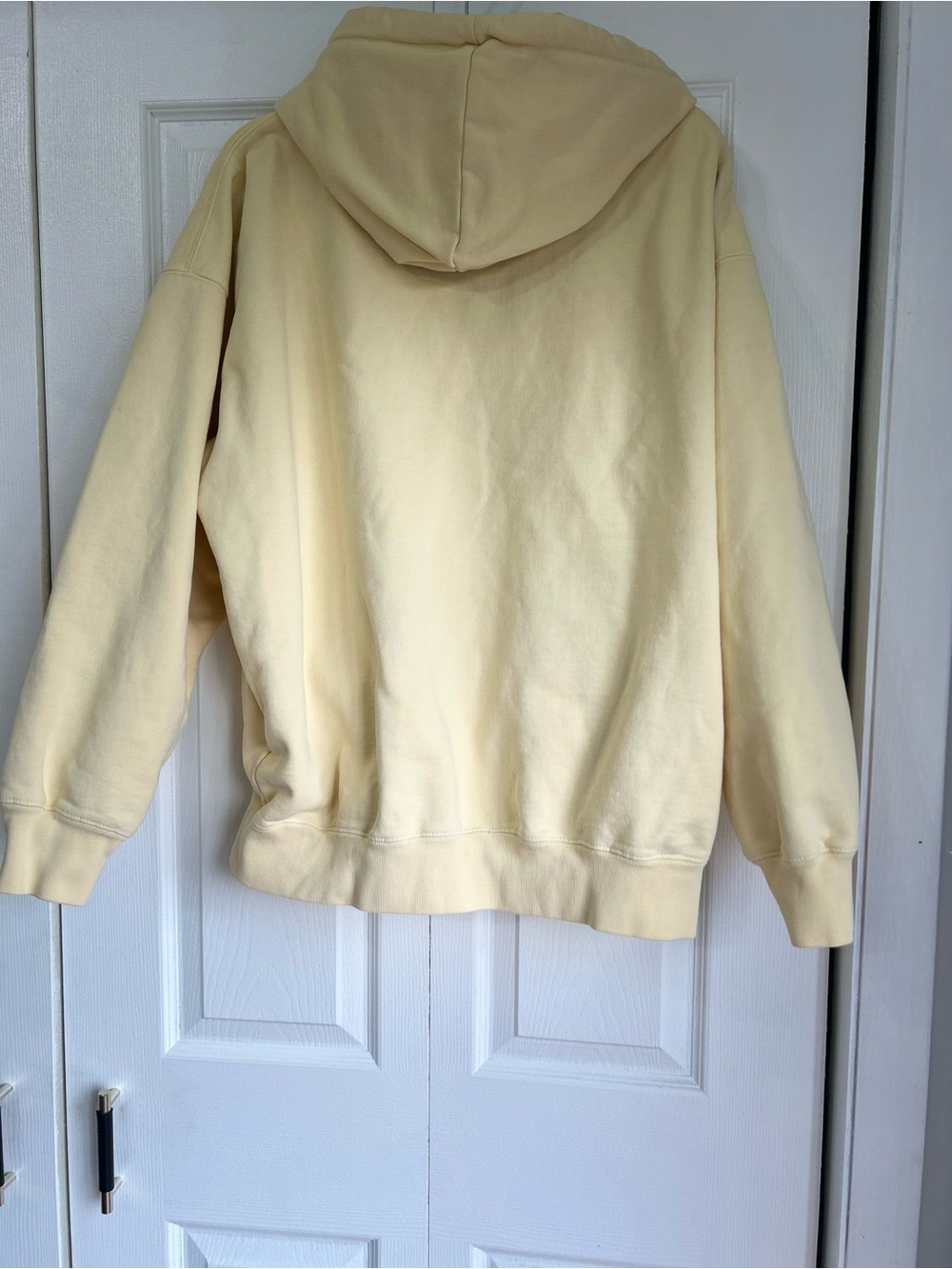 Brandy Melville Butter Yellow Zip-Up Christy Hoodie - Picture 5 of 8
